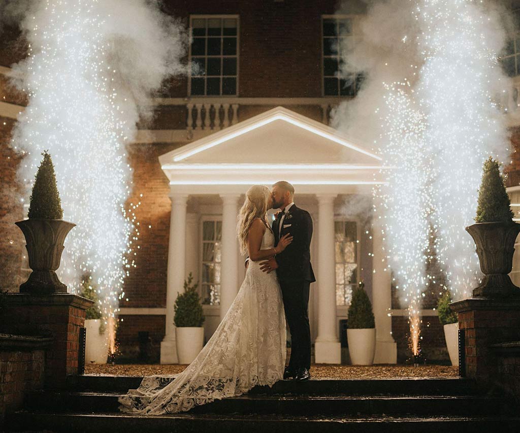 Evening Wedding Packages - Fountain Sparklers